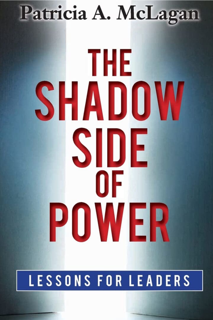 A book cover with the title " the shadow side of power ".