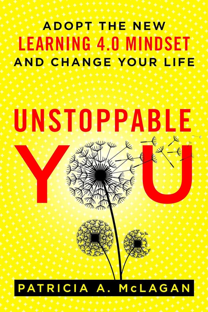 A book cover with dandelions and the words " unstoppable you ".